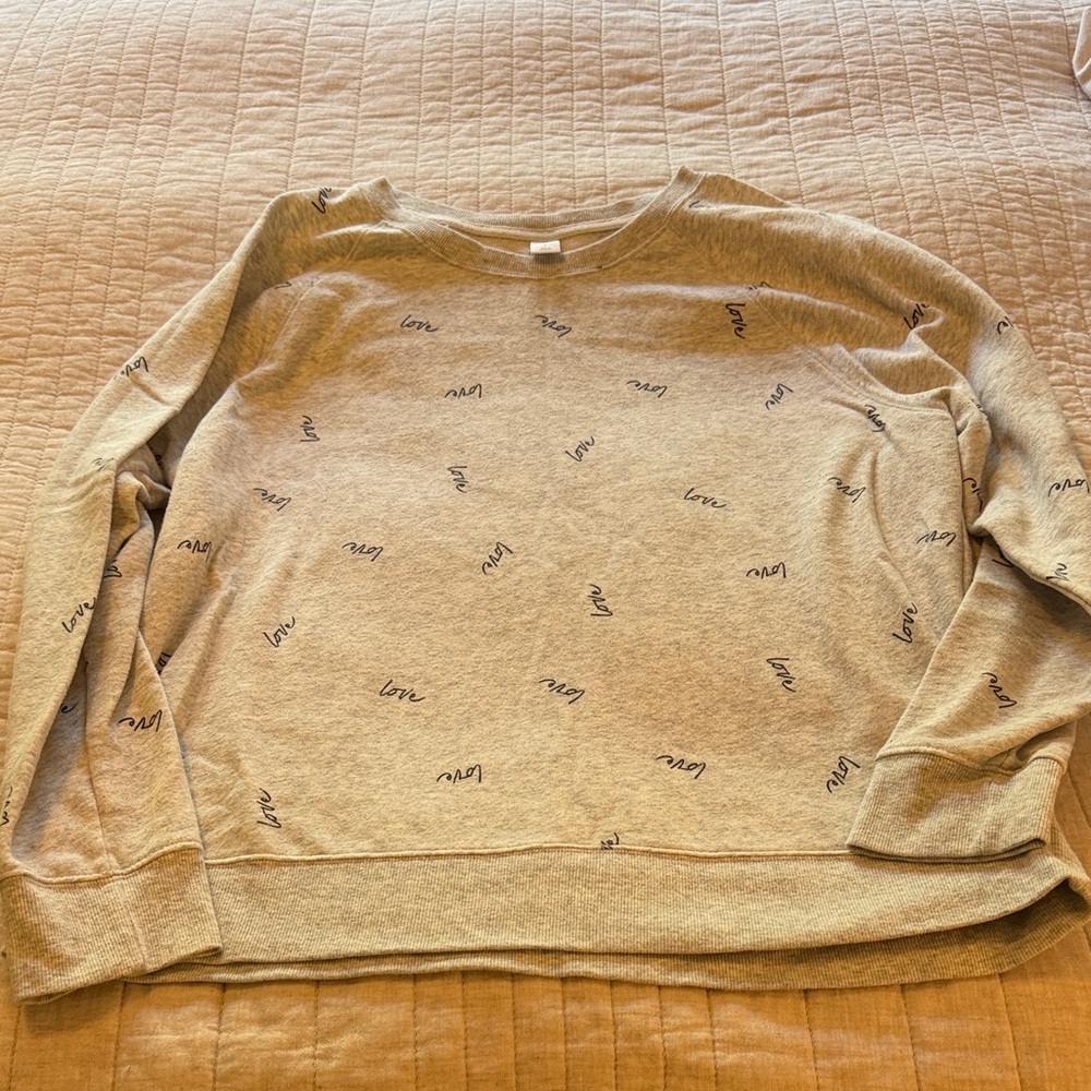 Old Navy Sweatshirt with Love Print